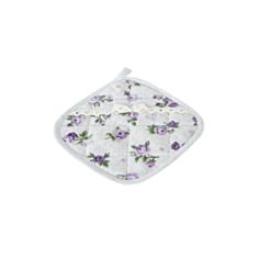 Прихватка Прованс Lilac Rose с кружевом 20*20 см - фото