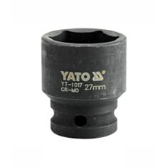 Головка торцева шестигранна ударна Yato YT-1017 1/2" 27 мм - фото