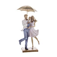 Фігурка декоративна Lefard Сім'я з парасолькою 192-063 31 см - фото