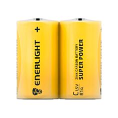 Батарейка Enerlight Super Power R14 C Zink-Carbon 1,5V 2 шт - фото