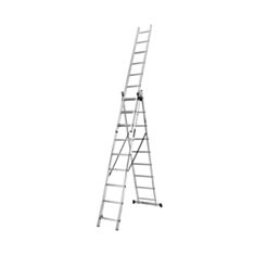Драбина розкладна 3-х секційна Ladder Standard 190-9309 9 сходинок - фото