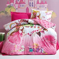 Комплект постільної білизни Cotton Box Girls&Boys Line Ranforce Princess Pink 1,6 - фото