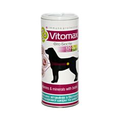 Вітаміни Вітомакс Шерсть для собак 120 таблеток - фото