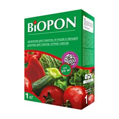 Добриво гранульоване для овочів Biopon 1 кг - фото