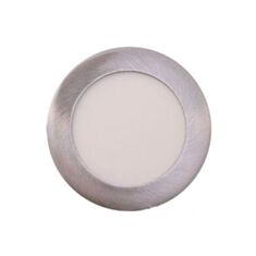 Светильник светодиодный Lumen LED SDL 6W 4100K круглый сатин серебро - фото