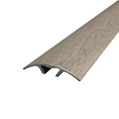 Порог алюминиевый Алюсервис ПАС-1501 скрытый крепеж 28,2*5,4 мм 90 см дуб мокко - фото