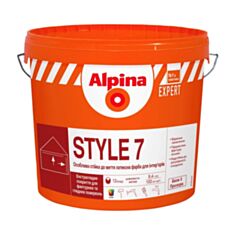Интерьерная латексная краска Alpina EXPERT Style 7 В3 1 л прозрачная - фото