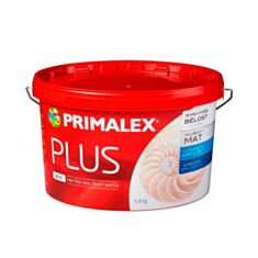 Інтер'єрна фарба вапняна Primalex Plus біла 7,5 кг - фото