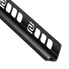 Кутник для плитки Salag 24 внутрішній 8 мм чорний - фото