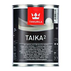 Лазурь декоративная Tikkurila Taika KL золотисто-серебристая 0,9 л - фото