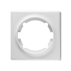 Рамка одномісна OneKeyElectro біла - фото