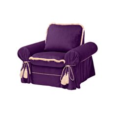 Кресло Элизабет фиолетовый - фото