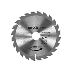 Диск пильний Yato YT-6060 по дереву 24 зуба 184*30 мм - фото