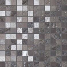 Мозаика Supergres Four Seasons Fog mosaico viole 30*30 см темно-серая - фото
