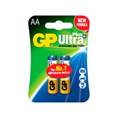 Батарейка GP ULTRA+ ALKALINE 15AUPHM-2UE2 LR6 АА 1,5V 2 шт - фото