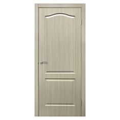 Межкомнатная дверь Омис Классика глухая 800 мм дуб беленый - фото
