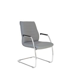 Крісло для відвідувачів IRIS steel CF / LB chrome - фото