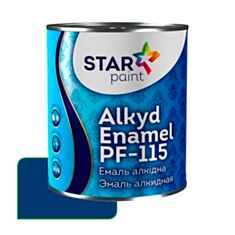 Емаль алкідна STAR Paint ПФ-115 48 синя 0,9 кг - фото