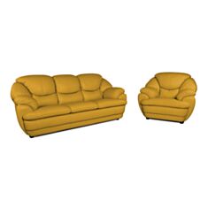 Комплект мягкой мебели Венеция желтый - фото