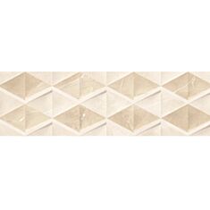 Плитка для стен Emotion Ceramics Slow triangle marfil PRI 25*75 см слоновая кость - фото