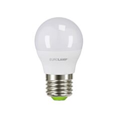 Лампа світлодіодна Eurolamp Еко LED-G45-05273(P) G45 5W E27 3000K - фото