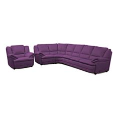 Комплект мягкой мебели Бавария фиолетовый - фото