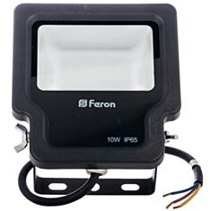 Прожектор Feron LED LL-610 10W 6400K 230V чорний IP65 - фото