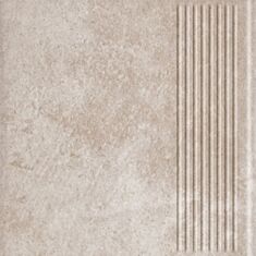 Клінкерна плитка Paradyz Viano beige сходинка 30*30 см бежева - фото