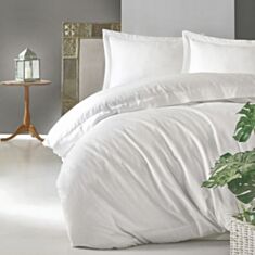 Комплект постельного белья Cotton Box ElegantSeries Saten Beyaz 2,0 - фото