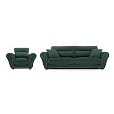 Комплект мягкой мебели Ричард зеленый - фото