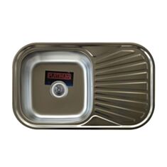 Кухонна мийка Platinum 7848 0,8 мм 78*48 см мікродекор - фото