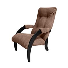 Крісло Happy Lounge модель 1.2 коричневе/темний горіх - фото