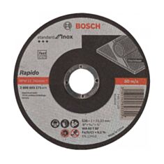 Круг відрізний Bosch Standard Inox 2608603171 125*1*22,23 мм - фото