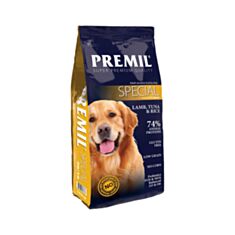 Корм для собак Premil Special з м'ясом ягняти, тунцем та рисом 15 кг - фото