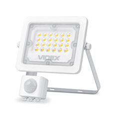 Прожектор світлодіодний Videx 480420 20W з датчиком руху білий - фото