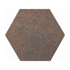 Керамогранит Prissmacer Dakar brown гексагон 19,8*22,8 см коричневый - фото