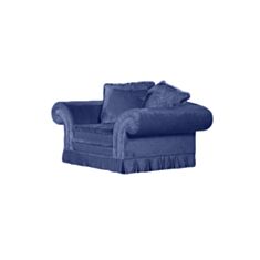 Кресло Ампир синий - фото