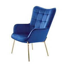 Кресло Halmar Castel 2 V-CH-Castel-2-FOT-Granatowy синее - фото