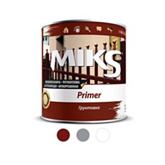 Грунтовка антикорозійна Miks Color ГФ-021 червоно-коричнева 0,9 кг - фото