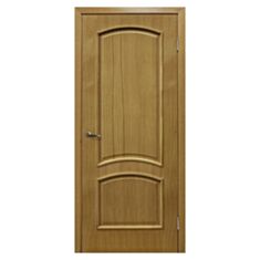 Межкомнатная дверь шпон Омис Капри 800 мм глухая дуб - фото