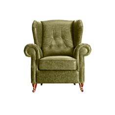 Кресло Классик оливковый - фото