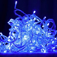 Гірлянда 100 LED 8 м синій - фото
