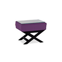 Столик до ліжка низький DLS Гоген фіолетовий - фото