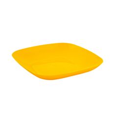 Тарілка Алеана 167063 25*25*3 см темно-жовта - фото