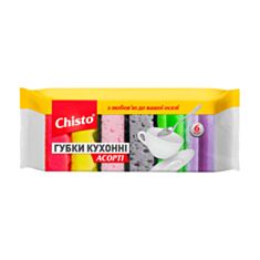 Губка кухонна Chisto Асорті 2+2+2 шт - фото