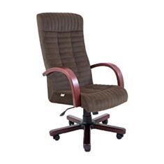 Кресло для руководителей Richman Прованс вуд коричневое - фото