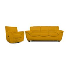 Комплект м'яких меблів Турин жовтий - фото