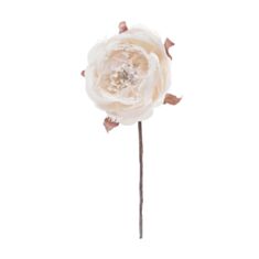 Штучна квітка BonaDi 832-105 Троянда 20 см біла - фото