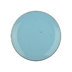 Тарілка обідня Limited Edition Terra YF6002-1 26,7 см блакитна - фото