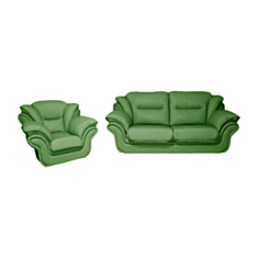 Комплект м'яких меблів Britanika зелений - фото